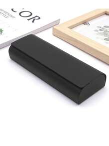 1 Customizable Personalized Signature Glasses Case In Multiple Colors - Portable, Waterproof And Dustproof Glasses Frame, Compact Plastic Storage Box, Fashionable Glasses And Glasses, Glasses Case ABS Plastic (ABS Resin) Personalized Glasses Case Gifts For Men