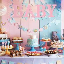 1pc Wooden Decorative Item, Letter Design Home Decor Craft Gifts Birthday Graduation