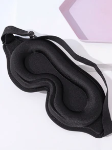 Antifaz para dormir para personas que duermen de lado, hombres y mujeres, diseño patentado sin presión en los ojos 3D, máscara para dormir que bloquea la luz, funda suave para los ojos para viajar, color negro