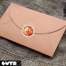 SCXXBSW 500 Sheets/Roll Disco Fun Creative Roll Stickers Self-Adhesive Hand Account Skateboard Notebook Creative Sealing Tape Stickers - Multicolor - View 3