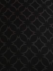 1pc Printed Edge Chair Cover, Stretch Universal Dining Table Chair Slipcover - Grey - View 6