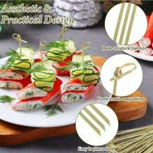 200 piezas/100 piezas/80 piezas/50 piezas/20 piezas Pinchos de bambú con forma de flor. Fijadores de hamburguesas, pinchos de fruta, decoración de alimentos, pinchos para fiestas, hermosos palitos de bambú con diseño floral. Para bodas, fiestas, vuelta al cole, reuniones, regalos, saludable, evita tocar los alimentos