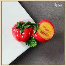 1pc/3pcs/4pcs/5pcs/5pcs-1/6pcs/6pcs-1/7pcs/8pcs/9pcs/10pcs/10pcs-Style 1/10pcs-2/11pcs New Cartoon Fruit & Vegetable Design Magnetic Resin Refrigerator Stickers, Nature Style Magnetic Refrigerator Stickers, Cute Decorative Piece, Office Desk Decor, Personalized Accessory For Fridge, Whiteboard, Storage Cabinet, Dishwasher, Kitchen Decor, Home Decor, Valentine's Day Gift, Gift For Friends & Family