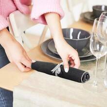 6-Piece Anti-Tarnish Silver Storage Bags - Cloth Felt Flatware Organizer For Optimal Protection And Organization