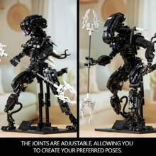 Creative American Movie Characters, Alien Building Blocks, Alien Building Blocks, Alien Building Block Models, Building Blocks, Toy Collections And Weapons