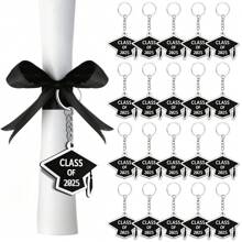 2025 届毕业钥匙扣 橡胶钥匙扣 毕业帽 20 件