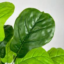 1pc 60-110cm New Artificial Fiddle Leaf Fig Ficus Tree Branch Green Plastic Leaves Modern Realistic Touch Fake Plant Indoor Outdoor Decor Faux Plant For Home Office Garden Room Decoration Gifts Birthday Graduation