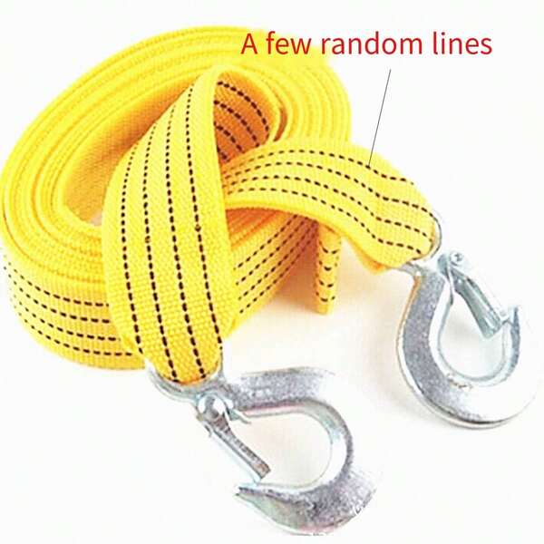 1pc Car Emergency Tow Rope, Nylon Tow Strap, 3 Tons 3 Meters, 5 Tons 4M, 10 Tons 5M, 20 Tons 9M, 30 Tons 7M, 50 Tons 7M Tow Rope