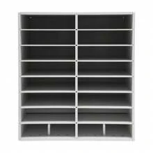 YUNRUX Estantes de archivos - Blanco - Ver 4