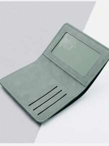 休闲时尚迷你超薄多功能钱包驾驶证PU皮套多卡位身份证夹圣诞礼物感恩节复古礼物男士钱包钱夹小钱包男士钱包真皮 - 彩色 - 查看 13