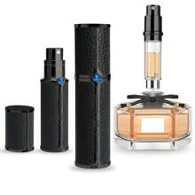 1Pcs Refillable Travel Perfume Atomizer Bottle, Elegant Luxury Pocket Perfume Dispenser Pump, Travel Perfume Atomiser, Outdoor Sunscreen Spray Bottle, Cologne Dispenser, Portable Size Sprayer Bottle For Traveling 5ML
