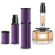 1Pcs Refillable Travel Perfume Atomizer Bottle, Elegant Luxury Pocket Perfume Dispenser Pump, Travel Perfume Atomiser, Outdoor Sunscreen Spray Bottle, Cologne Dispenser, Portable Size Sprayer Bottle For Traveling 5ML