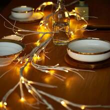 1 pieza Luces de rama de sauce flexible de 54 LED, multicolor, decoración de mariposa DIY, 8 modos de iluminación, luz de árbol de mariposa con alimentación por USB, rama de planta artificial de 1,8m/70,87 pulgadas para lámpara de pared interior, regalo perfecto para Navidad, Día de la Madre, Día de San Valentín, Halloween, cumpleaños, decoración del hogar