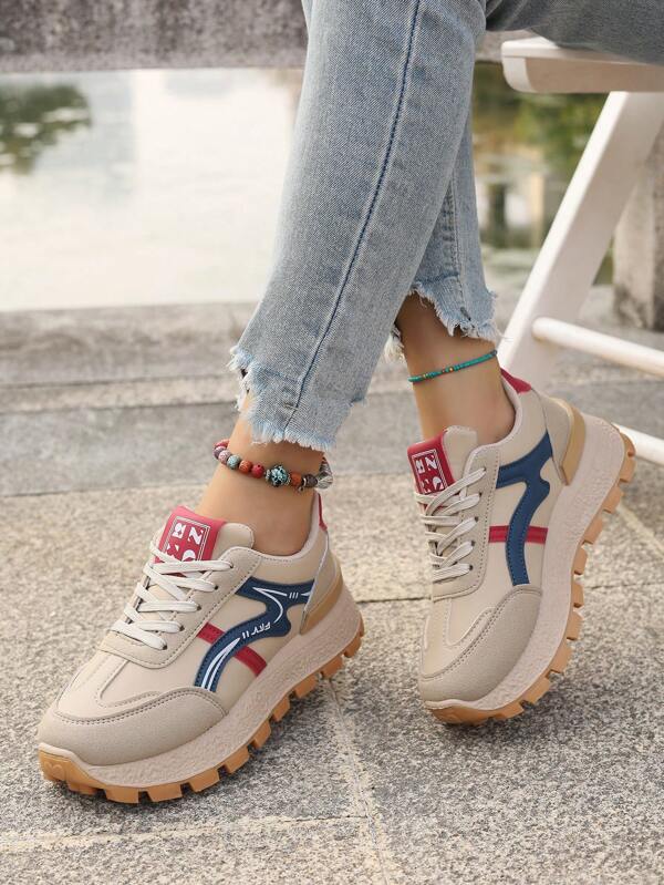 Women's Athletic Sneakers, Spring/Autumn/Summer 2025 New Arrivals, Thick Sole Casual Fashion Versatile Lightweight Summer Sneakers