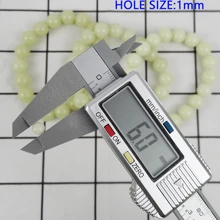 Loose Round Glow In The Dark Beads, Round Glass Beads, Luminous Solar Stones Beads, Round Glowing Beads With Hole For DIY Crafts Bracelets Jewelry Making Decoration - Blue Green - View 4