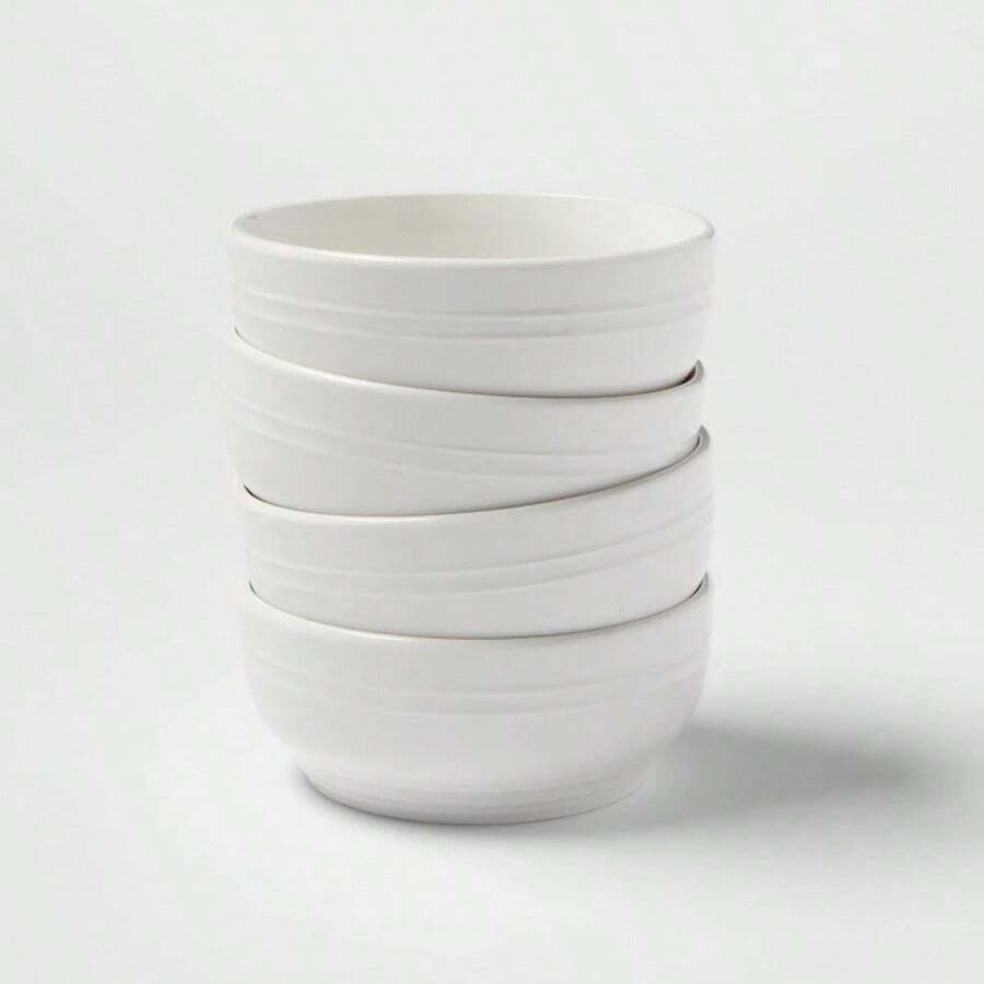 24oz Stoneware Westfield Cereal Bowl - Threshold™ - 象牙 - 查看 1