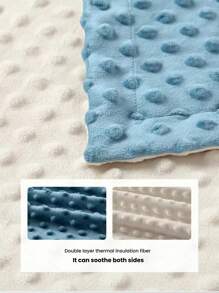 1pc Double-Layer Bubble Blanket, Baby Swaddle Wrap Blanket, Newborn Crib Blanket, Baby Stroller Outdoor Blanket, Infant Gift