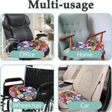 Donut Pillow For Hemorrhoids Seat Cushion For Tailbone Pain Relief - Boho Home Office Chair Cushion For Long Sitting Work - Memory Foam Car Seat Cushions For Driving Butt Pain Pressure Relief - 格子 - 查看 7