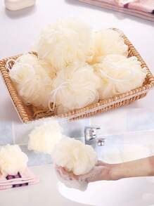 10 件超级去角质丝瓜络 - 家庭水疗淋浴海绵沐浴球球刷 - 丰富泡沫泡泡脸身体磨砂膏丰富泡沫 4 件去角质淋浴丝瓜络 - 沐浴水疗球球刷脸身体磨砂球家居浴室装饰秋季装饰返校