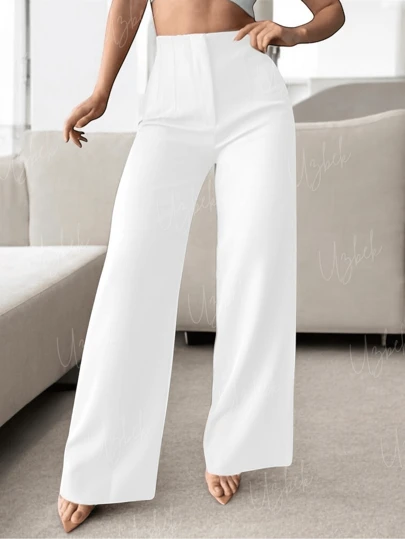 Pantalón de Pinzas Acampanado.