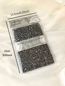 16 sztuk/opakowanie Naturalna tekstura Pusty wzór Dekoracyjne arkusze papieru, DIY Tło Dekoracja