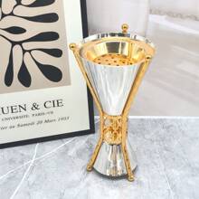 WINON 1 Peça Queimador de Incenso Escultura Bicolor Feita de Ferro, Modelo Novo de 2024 - MABKHARA