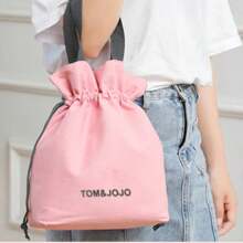 VINCAN Insulated Lunch Bag,Large Green,Pink,Blue,White Rectangular Knit Lunch Bag Tote For Carrying Food To Work And Outings, Hand Washable,Mother's Day Bulk Gifts,Mother's Day Gifts Women, Summer Outdoor Bags For Food, Picnic Camping Bags,Back To School