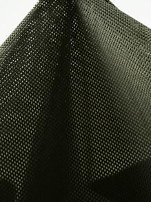 夏季运动2024新款MM-7881纯色休闲背心男士户外运动多口袋轻便男式夹克简约设计 - 軍綠色 - 查看 6