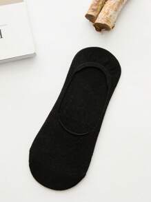 1 Pair/5 Pairs Men's Comfortable Casual Low-Cut Thin Heel Grip Solid Color Invisible Socks, Suitable For Outdoor Activities - Multicolor - View 10