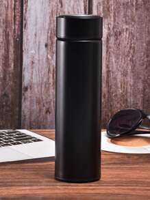 1pc Simple Stainless Steel Vacuum Insulated Water Bottle, Double Wall Business  Cup, Personalized Gift