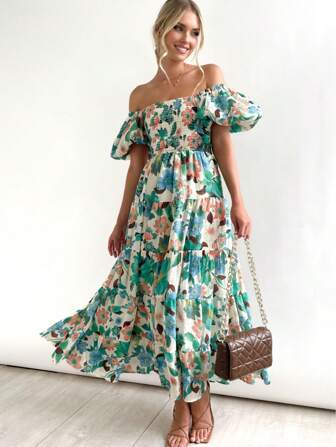 Women's Puff-Sleeved, Fitted Waist Dresses, Fall Dresses, Halloween, Back-To-School, Wedding Event Dresses, Hawaiian Women's Dresses, Bohemian Style, Women's Street Dresses, Women's Casual Resort Dresses, Work Dresses For Women, Halloween Costumes