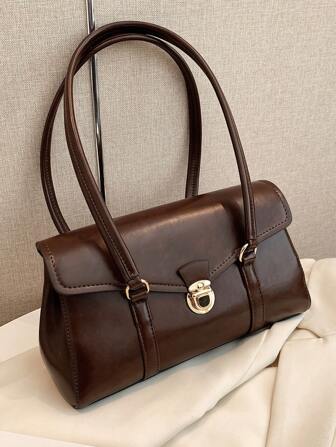 高端品质，小众个性化时尚手提包，最新款女士时尚手提包，复古通勤包，购物礼品，防水，防盗，可扩展，多功能，高级单肩包