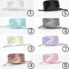 Cordones de seda, accesorios para zapatos de satén de mujer, zapatillas de deporte a juego, cordones rosas de lona, 1 par de longitud de 120
