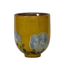 1pc Hand-Painted Camellia Ceramic Tea Cup With Saucer, Chinese Style Drinkware, Home Teacup, 50ML