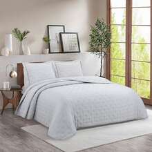 NH NOVOTEXTIL HOGAR 春季/夏季被子，採用純色手工設計，適用於雙人床（135、150 和 180/200）。外部 50% 棉 50% 聚酯纖維。 100% 純棉內裝 - ✅ 24/72 小時送貨至西班牙全境 - 馬爾地夫，BED 150（250x270） - 馬爾地夫 - 查看 1