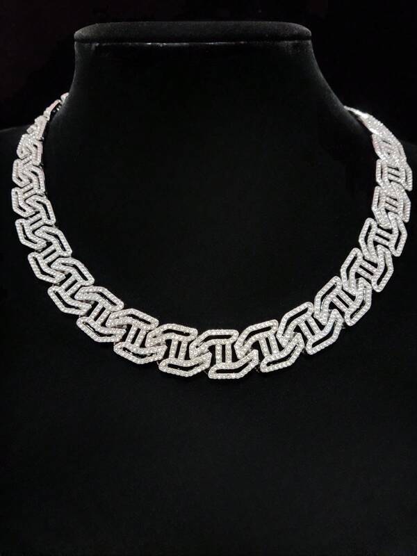 قلادة هيب هوب يونيسكس، قلادة بطراز كلاسيكي رترو بانك، مناسبة للحفلات أو الارتداء اليومي، هدية لعيد الحب