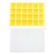 Silicone Ice Cube Mold Suitable For Food Use, Featuring 15 Or 24 Square Grids With A Lid For Easy Ice Release.Soft Silicone 15 Grids Ice Making Box - 1pc Low Temperature Resistant Easy To Clean Ice Cube Mold Tray,Silicone Ice Tray -Grids Hexagonal Ice Cube Mold For Perfectly Shaped Ice Cubes And Ice Balls