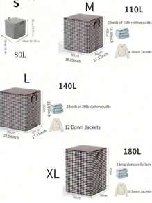 1 Stück Stoffschrank Aufbewahrungstasche, großvolumiger Vliesstoff-Organizer mit Reißverschluss für Bettwäsche, Kleidung, wasserdicht
