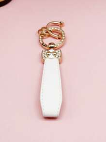 TTOBS 1pc Elegant Leather String Car Key Chain With Lovely Flower Shape Pendant - , Fashionable And Multifunctional Women's Keychain - Available In Multiple Colors, A Perfect Car Owner Accessory And Fashionable Gift Idea
