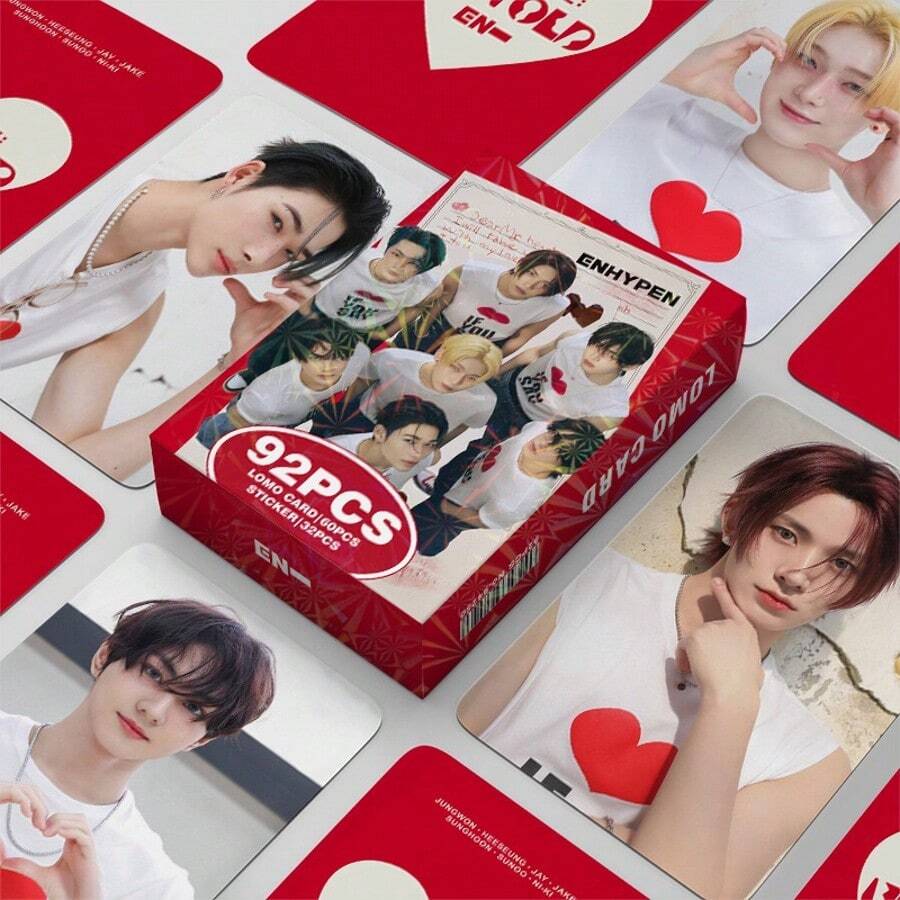 Sanrio Novo cartão de álbum, coleção YOU FATE, produtos de celebridades SWEET, produtos KPOP, 92 peças (60 cartões + 32 adesivos)