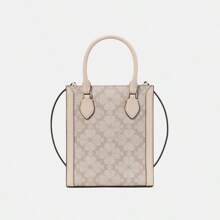 Kate Spade 女士迷你托特包 黑桃花风琴包 小号托特包 - 女士别致斜挎包，米色 KJ694250