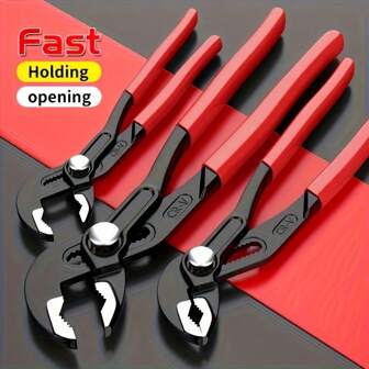 1 Pc Multi-Functional Large Capacity Adjustable Wrench, Suitable For Plumbing, Automotive, Electrical Maintenance And Construction Work