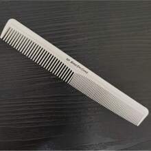 Peine para corte de pelo plano antiestatico profesional, cepillo de barbero de dientes finos, accesorio para el cabello de peluquero - Multicolor - Ver 12