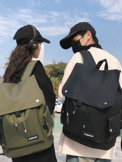 LECEY 1 件时尚旅行背包，防水轻便户外徒步男女露营背包，轻便宽敞的笔记本电脑背包，送礼的理想选择