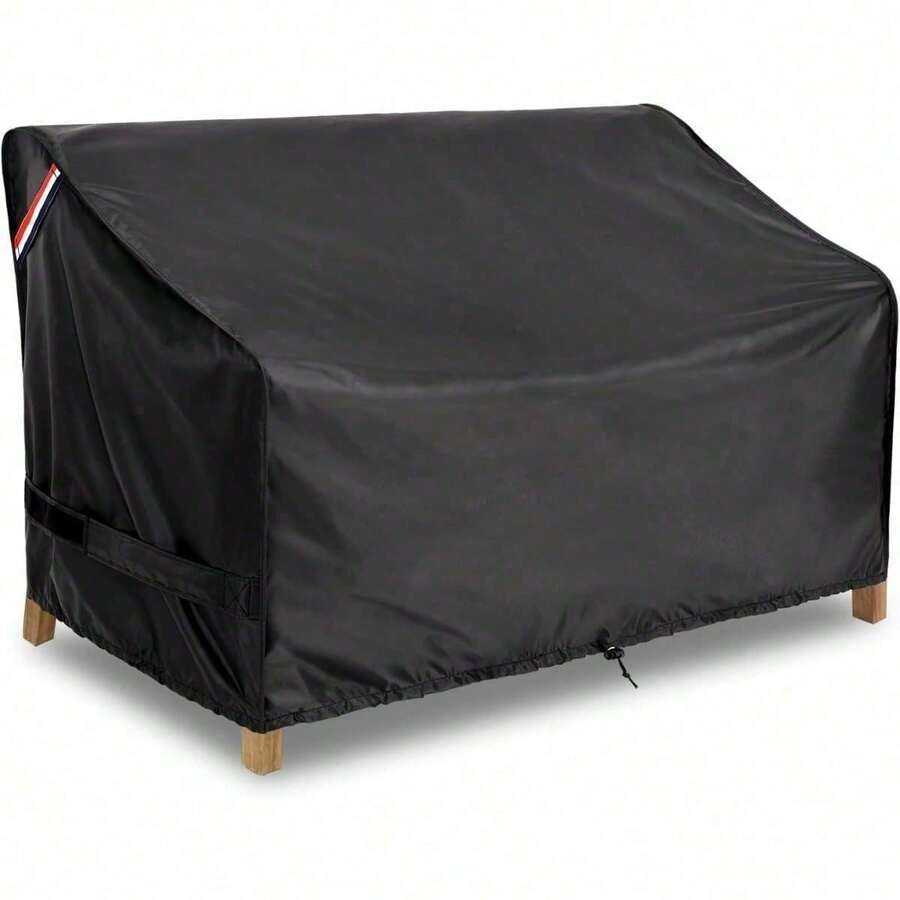 Outdoor Furniture Covers Waterproof, 3-Seater Patio Sofa Cover, Fits Up To 79" W X 37" D X 35" H Inches, Black - Black - View 1