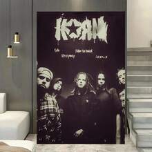 Framed  ,Korn Band Photo Poster Art Decor Print Picture Paintings Canvas Wall Art Suitable For Bars, Clubs, Cafes, Restaurants Decor Poster