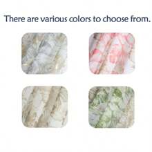 Halbtransparenter Vorhang mit Goldprägung (1 Stück,140*260 cm,) ist Ideal für Schlafzimmer und Wohnzimmer. Atmungsaktiv, Lässt Sanftes Licht herein, Sorgt für Gute Belüftung, Pflegeleicht und Verleiht Ihrem Zuhause einen Stilvollen Akzent.