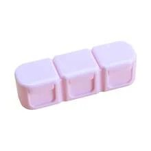 1pc Pill Box Mini Pill Case 3 Grids Tablet Pill Organizer Case Dispenser Travel Tablet Holder Container Medicine Drug Storage Box - Multicolor - View 7
