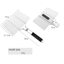 Panier de grillage en acier inoxydable antiadhésif 304, tapis de grille pour barbecue pour la viande, les légumes, les steaks, le pique-nique, les outils de barbecue