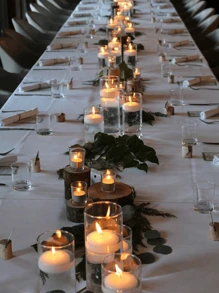 Floating Candles, Wedding Candles,Wedding Candlesticks,White Dripless Wax Burning Candles,Wedding Candles Bulk , Wedding Candles For Ceremony, Party, Tables,Special Occasions And Home Decorations,Wedding Candles For Guests - Multicolor - View 3